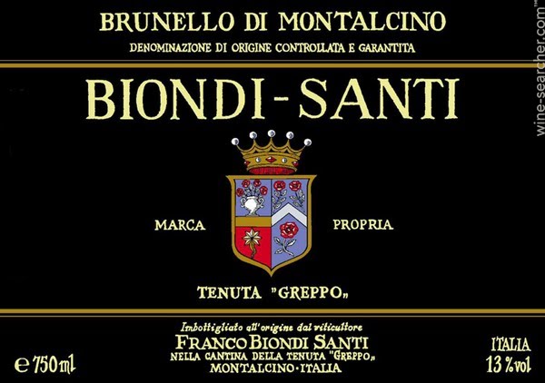 (image for) Biondi Santi BRUNELLO DI MONTALCINO 1990 (GL)
